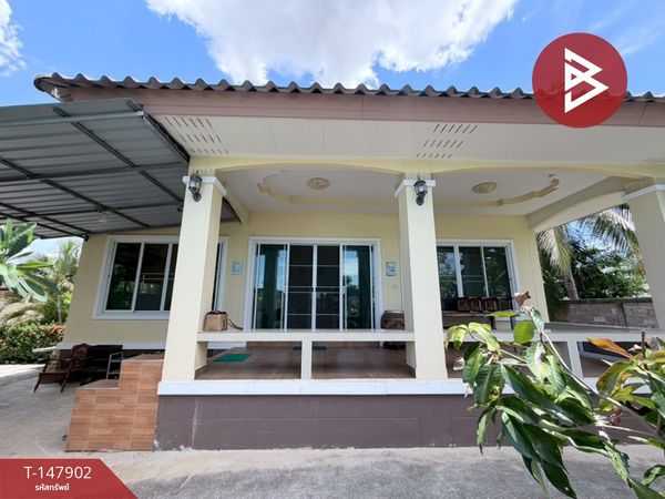 Single-storey detached house for sale, area 2 ngan 4.2 sq m, Ko Phlapphla, Ratchaburi.