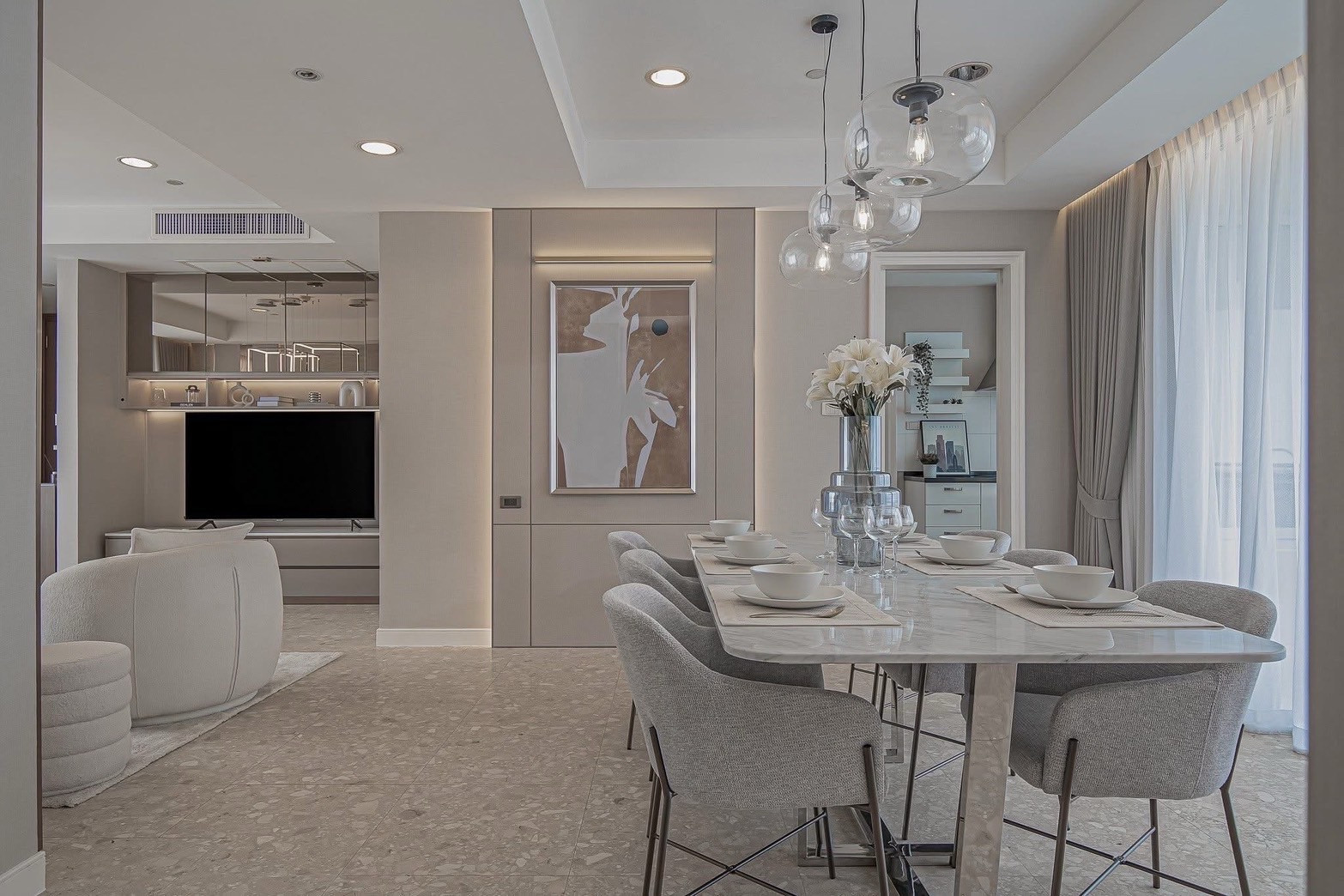 🔥Rent at Hampton Thonglor 10 🔥 1BR 1BR.🔥 130,000 🔥164sqm🔥Floor18 – รูปที่ 3