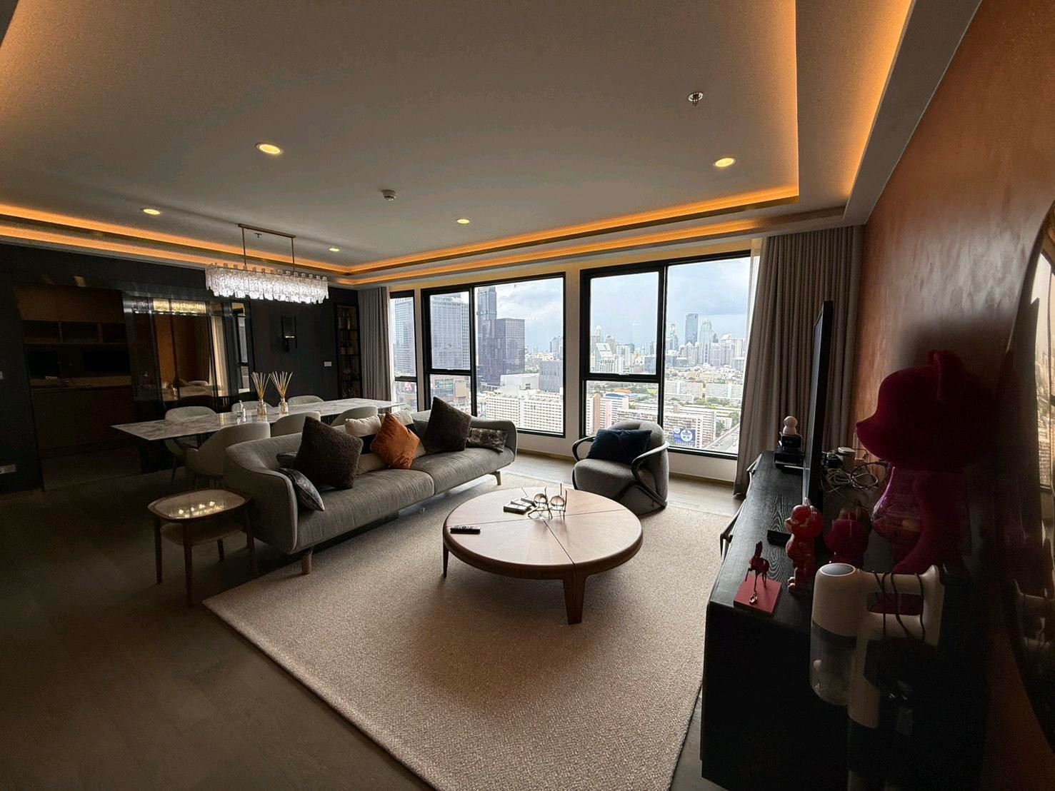 Coco Parc : Coco Park, Bangkok 1150 1150 Rama IV Road, Khlong Toei, Bangkok 3 bedrooms, 4 bathrooms, 1 maid, 252 sq m., 32nd floor, Benjakiti Park view. – รูปที่ 4