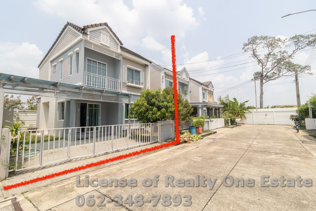 [For rent] Brand new semi-detached house! The Village Chaengwattana-Tiwanon, 3 bedrooms, 2 parking spaces, good location, ready to move in.
