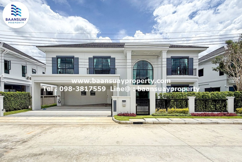 For rent, 2-story detached house, Baan Mai Setthasiri, Don Mueang, near Don Mueang Airport and Harrow International School. For rent, 2-story detached house, Baan Mai Setthasiri, Don Mueang, near Don Mueang Airport and Harrow International School.