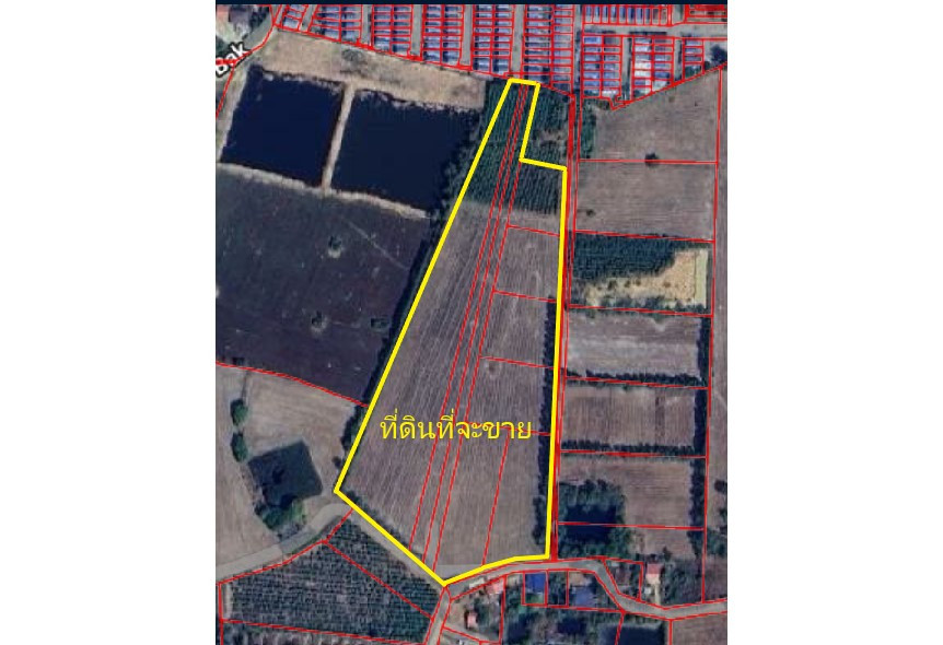 ที่ดิน 21-3-61.7 ไร่  ติดถนนสาธารณะประโยชน์ (ซอยทอง 1) ตำบลเมืองเก่า  อำเภอกบินทร์บุรี จังหวัดปราจีนบุรี