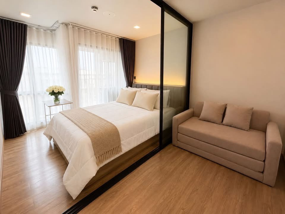 ด่วน  Kave Town Space ห้องสวยคอนโดติด ม.กรุงเทพ โครงการหน้าสุด  ติดกับมิงเกิ้ลมอลล์