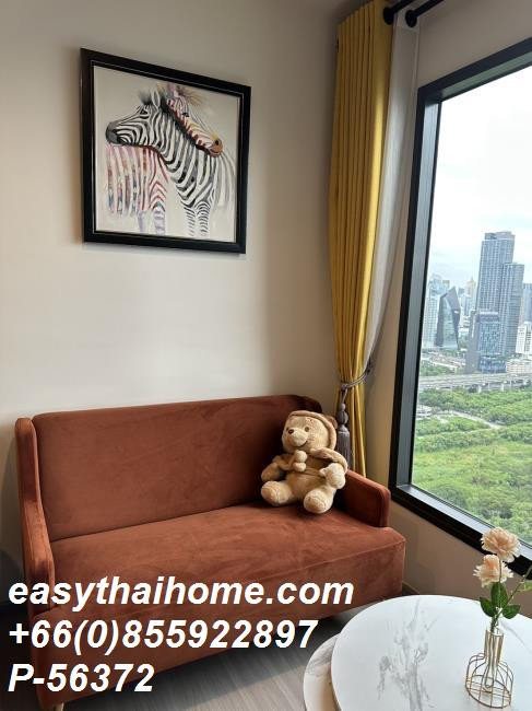 P-56372 For Rent Life Asoke Hype | Studio | City View | 34th Floor | Fully Furnished | Line ID: @easythaihome | 085-592-2897 – รูปที่ 2