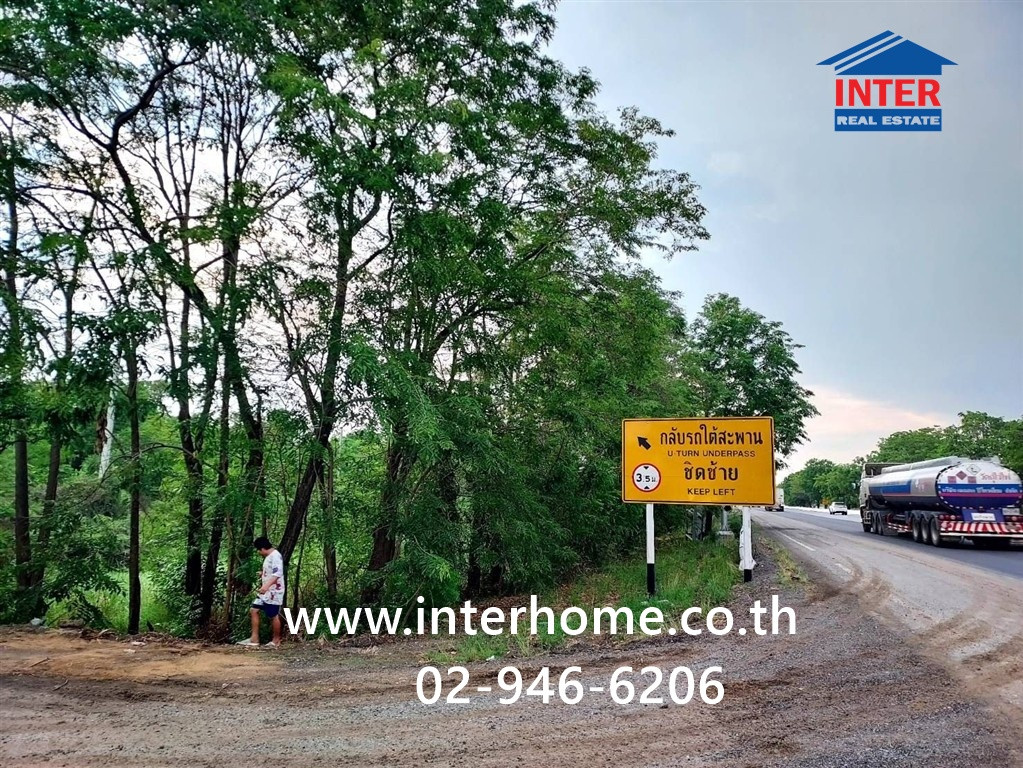 Vacant land 5 rai 360 sq m, Chainat land, near community areas, markets, shops and gas stations, Asia Road, Manorom, Chainat. – รูปที่ 3