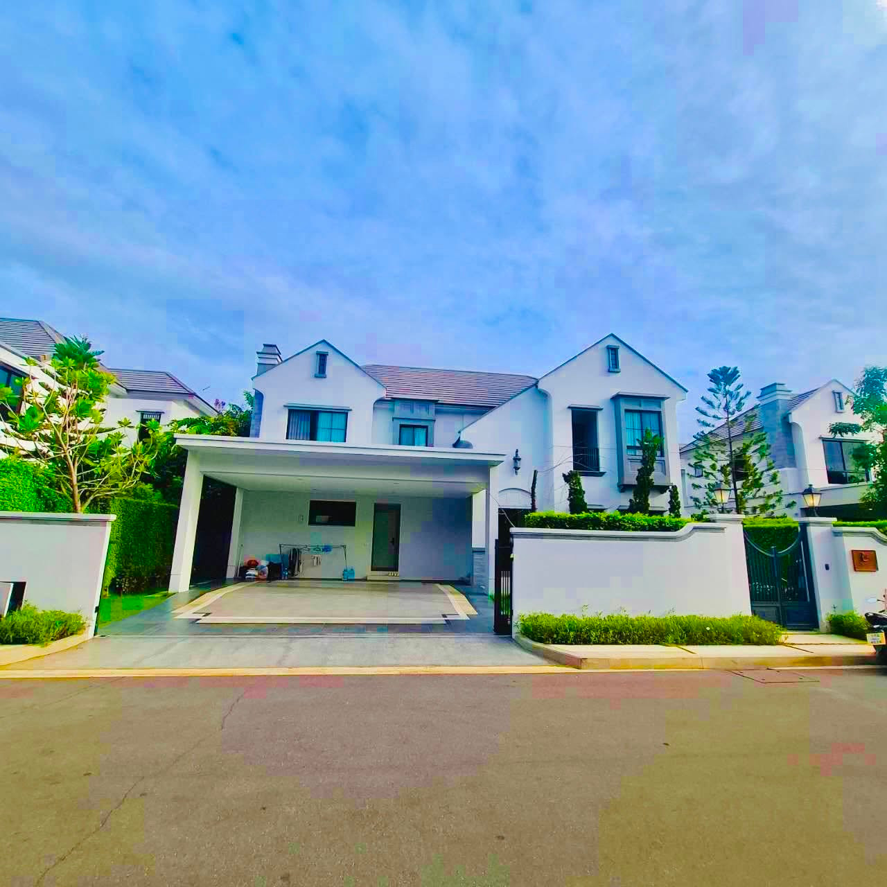 HR3750ให้เช่าบ้านเดี่ยวหรู 2 ชั้น ““นันทวัน พระราม 9 - กรุงเทพกรีฑาตัดใหม่““ | 106.5 ตร.วา พร้อมสระว่ายน้ำส่วนตัวในบ้าน