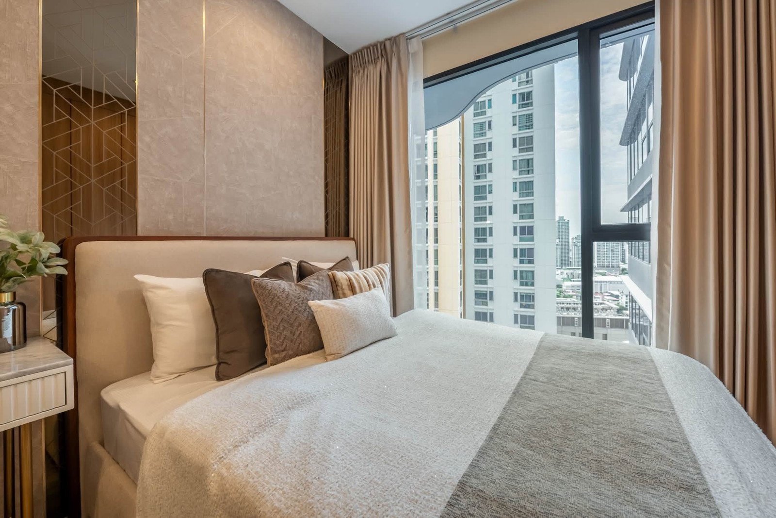 🏙️ ให้เช่า Ideo Mobi Asoke | Large Studio | ชั้น 23 | 29 ตร.ม. ห้องรีโนเวทใหม่ แต่ง Modern Luxury พร้อมเข้าอยู่ – รูปที่ 3