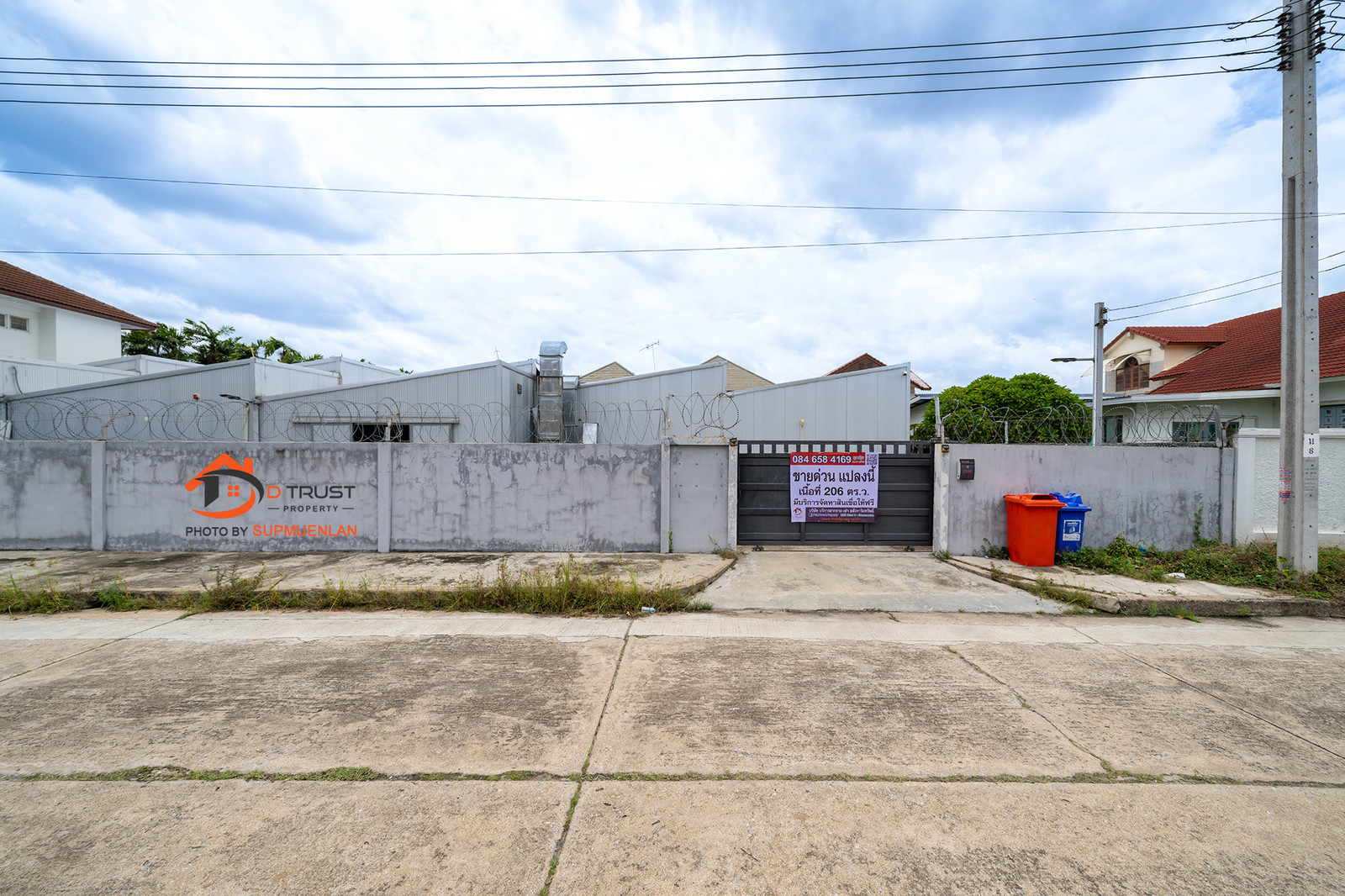 Land for sale, 206 sq m, Muang Thong Thani, Project 2 with Isowall nursery, good condition, potential location.