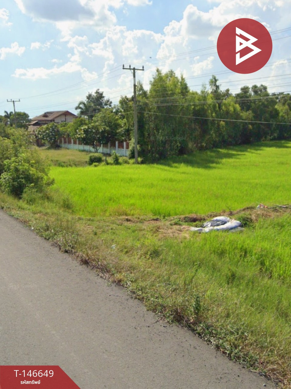 Land for sale, area 10 rai, Phutthaisong, Buriram, location next to the road. – รูปที่ 3