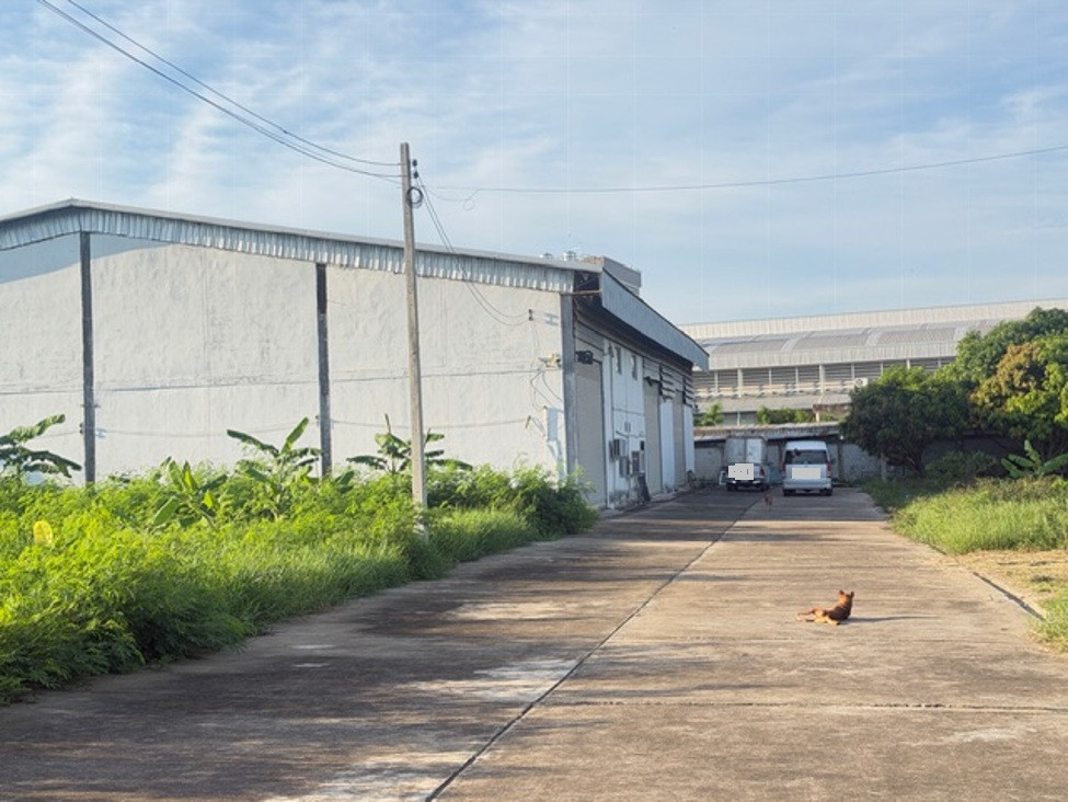 For Rent: Warehouse for rent with office, area 450 square meters, good condition, Soi Suksawat. Behind Indy Market Not deep into the alley / near Dao Khanong, near Rama 2, very good location / large trucks and ten-wheelers can park.