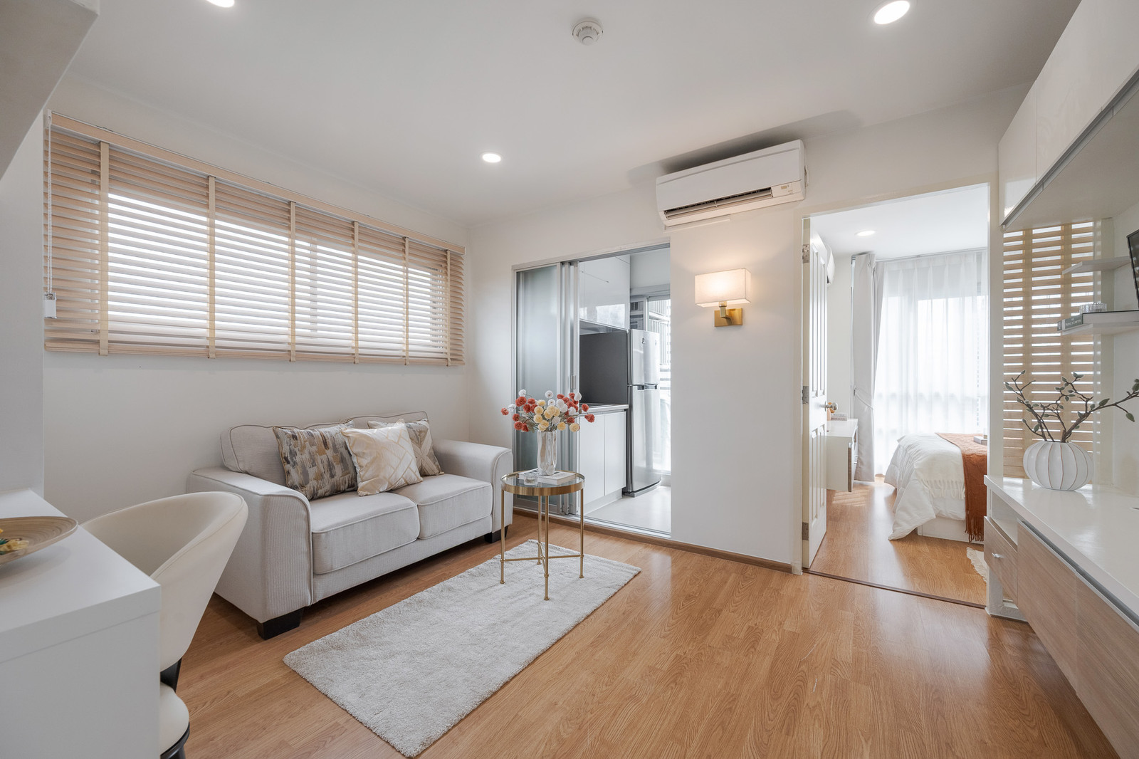 K-7132 🔥🔥 Corner room, open view, newly decorated, urgent sale! U delight On Nut, ready to move in, near BTS On Nut.
