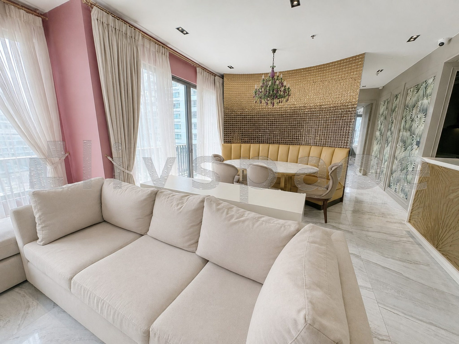 ▚ L05C05ツ ให้เช่า: The Emporio Place 2 Bed 2 Bath 101ตร.ม. แต่งสวยฟีลดารา Walk-in Closet – รูปที่ 3