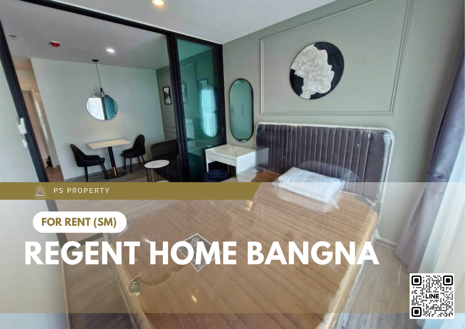 ให้เช่า 🔥 Regent home bangna 🔥 เฟอร์นิเจอร์ และ เครื่องใช้ไฟฟ้าครบ ใกล้ BTS บางนา