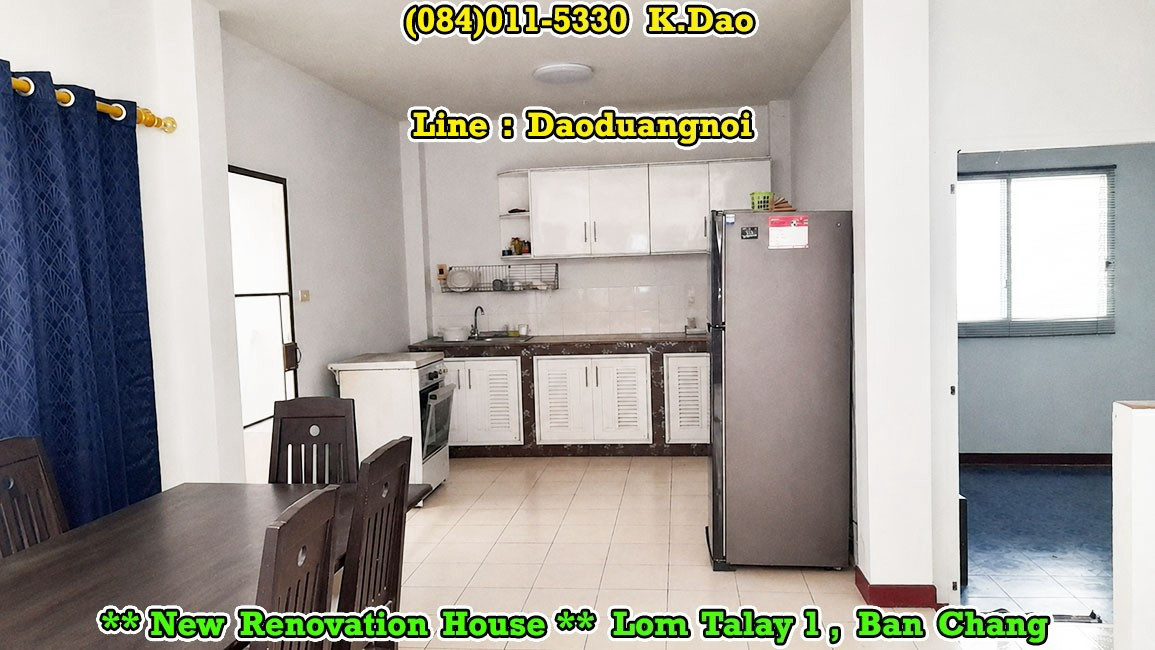 #Lom Talay 1, Ban Chang *** New Renovation House *** Sale / Rent – รูปที่ 4