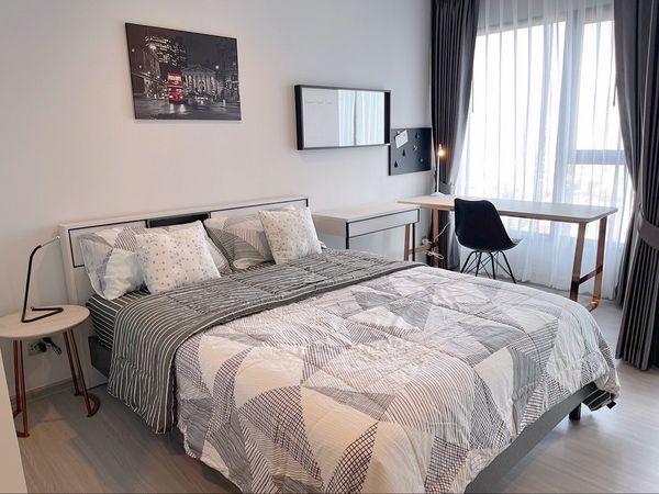 P-55905 For Rent LIFE Asoke - Rama 9 | Studio | City View | Fully Furnished | High Floor | Near MRT Rama 9 | Ready to Move In 📞 Line ID: @easythaihome | 085-592-2897