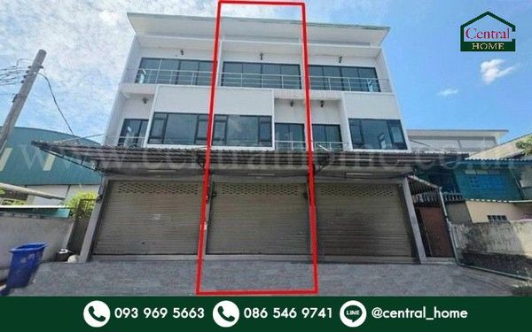 3-story commercial building, Soi Bearing 48 (self-built building)