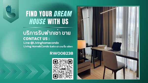 For rent The Line Phahon-Pradiphat ตกแต่งครบ พร้อมเข้าอยู่ ใกล้ BTS สะพานควาย -RW008238