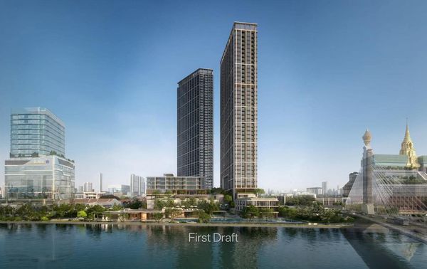 ✨️REFERENCE BAIE RIVER BANGPHO Condo, potential location near educational institutions. leading hospital and community mall in Bang Pho area, call 065-4496399