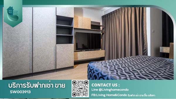 Condo for sale Ideo Phahon Yothin-Chatuchak View of Chatuchak Park, good location, convenient travel, only 3 minutes walk from Saphan Khwai BTS station -SW003913