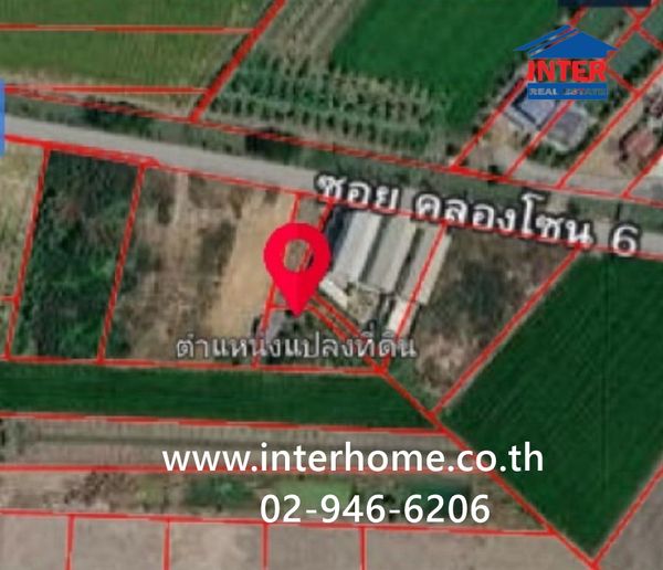 ที่ดินเปล่า 60 ตร.ว. ที่ดิน ใกล้ร้านพบกันคาเฟ่&ฟู้ด ปทุมธานี ถนนบางบัวทอง-สุพรรณบุรี ถนนเลียบคลองใหญ่ ลาดหลุมแก้ว ปทุมธานี