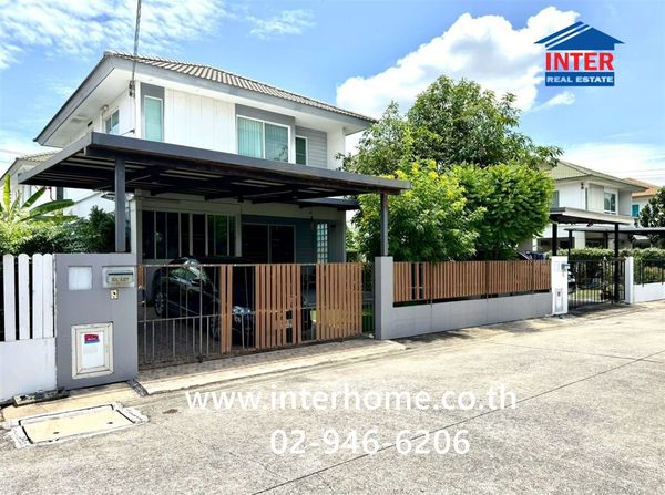 2-story detached house, 50.1 sq m, Inisio Village 1, Rangsit-Khlong 3, Rangsit-Nakhon Nayok Road, Khlong Luang Road, Khlong Luang, Pathum Thani.