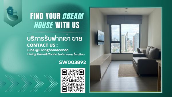 For sale Life Asoke - Rama 9 (ไลฟ์ อโศก - พระราม 9) ตกแต่งครบ พร้อมเข้าอยู่ ใกล้ MRT สถานีพระราม 9-SW003892