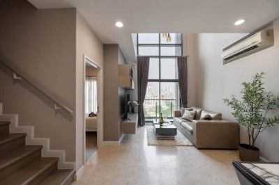 🏙️ The Crest Sukhumvit 34 | Duplex 2 ชั้น ใกล้ BTS ทองหล่อ 200 ม.