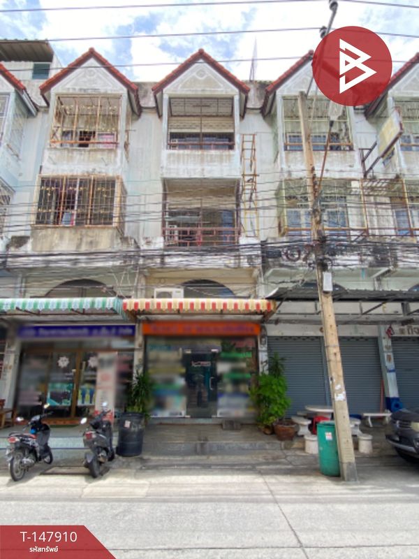 Commercial building for sale Soi Thetsaban Bang Pu 47, tail of the house, Samut Prakan