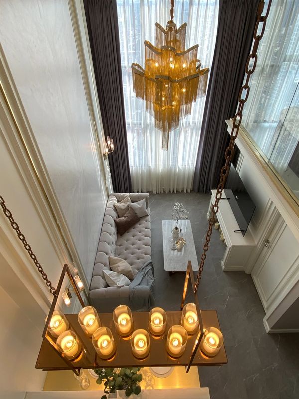 Duplex 2 floors, 2 bedrooms ✨ Modern Luxury | 58 sq m. | Knightsbridge Prime Sathorn | near BTS Chong Nonsi | 46,000 baht/month