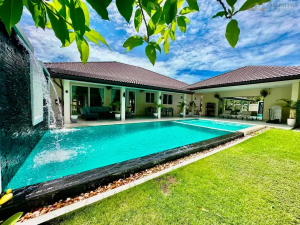 Modern Single-Story Pool Villa for Sale & Rent in Huay Yai (Garden Ville 5)