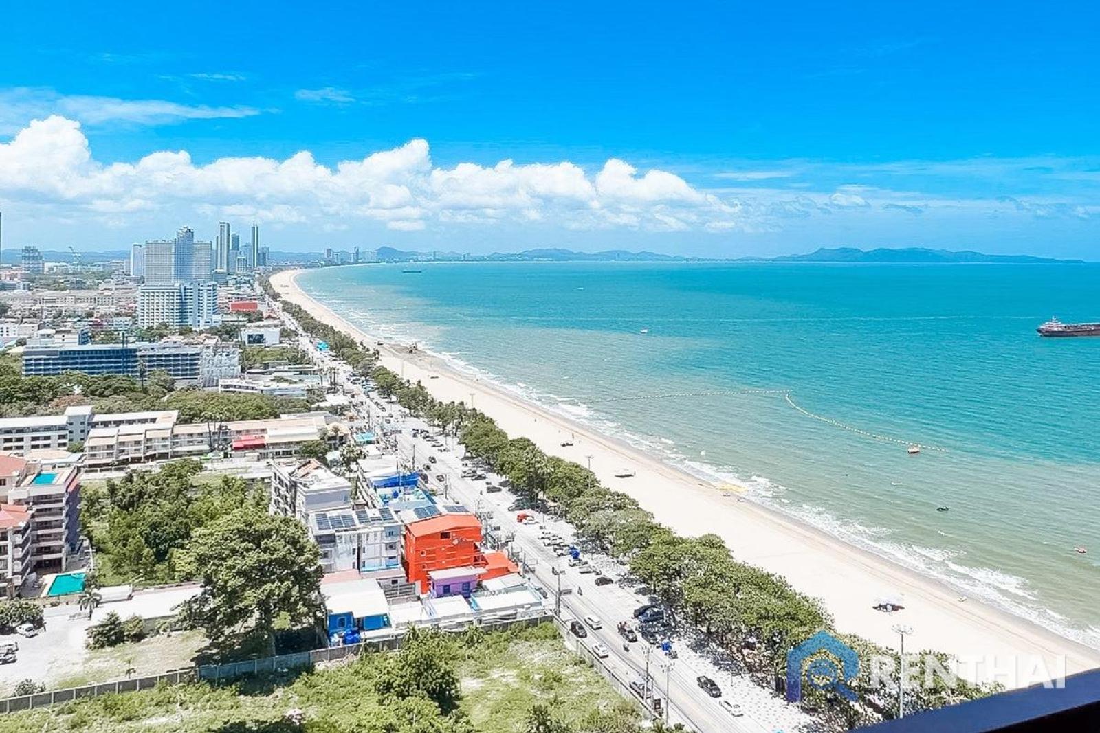 Arom Jomtien – High Floor Sea View | 1 Bedroom 34 Sq.m. | Thai Quota | Only 5.9 Mb Rare Opportuni Arom Jomtien – High Floor Sea View | 1 Bedroom 34 Sq.m. | Thai Quota | Only 5.9 Mb Rare Opportuni