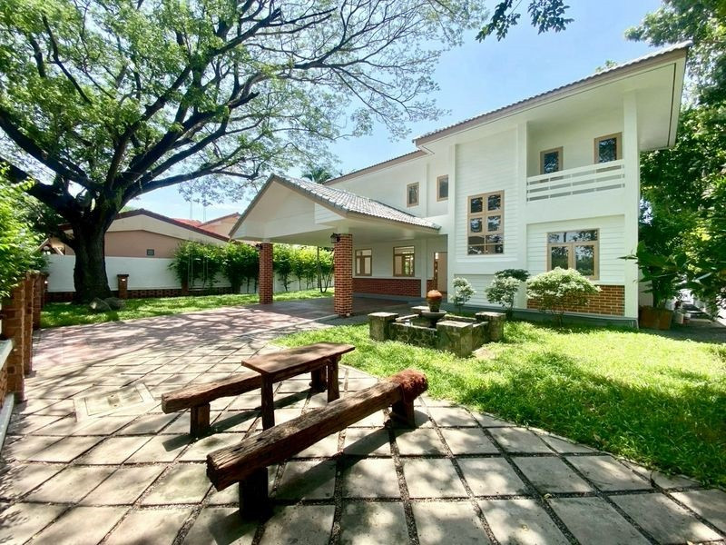 "Free transfer! Single house for sale, Forest Home Rangsit-Khlong 7, completely renovated, beautiful condition, shady, ready to move in. Good location in Thanyaburi" "Free transfer! Single house for sale, Forest Home Rangsit-Khlong 7, completely renovated, beautiful condition, shady, ready to move in. Good location in Thanyaburi"