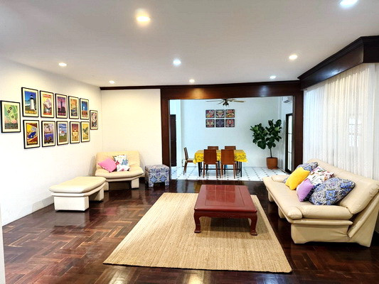 [ให้เช่า] บ้านเดี่ยว พระราม 9 ซอย 41 / 3 ห้องนอน 3 ห้องน้ำ / 60 ตรว. 200 ตรม. **50,000** บ้านเดี่ยวโลเคชั่นดี อยู่หลังเดอะไนน์ พระราม 9 ตกแต่งสวย เฟอร์นิเจอร์ครบชุด เหมาะสำหรับโฮมออฟฟิศหรือพักอาศัย พร้อมเข้าอยู่ – รูปที่ 2