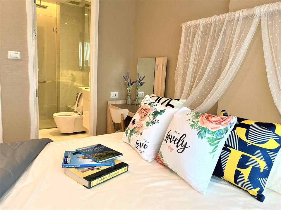 ให้เช่า The Saint Residences ใกล้ MRT พหลโยธิน และ BTS ลาดพร้าว | ห้อง 1 Bedroom ขนาด 30 ตร.ม. | ชั้น 8 | 16,000 บาท/เดือน – รูปที่ 2