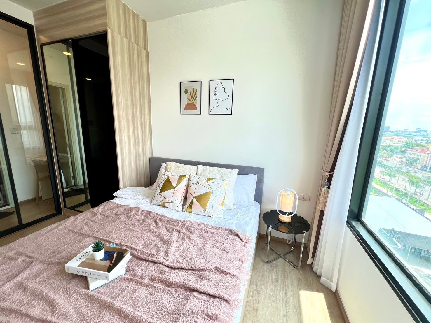 Condo for rent, Chewathai Kaset Nawamin, 1 bedroom, ready to move in. Location near Kasetsart University