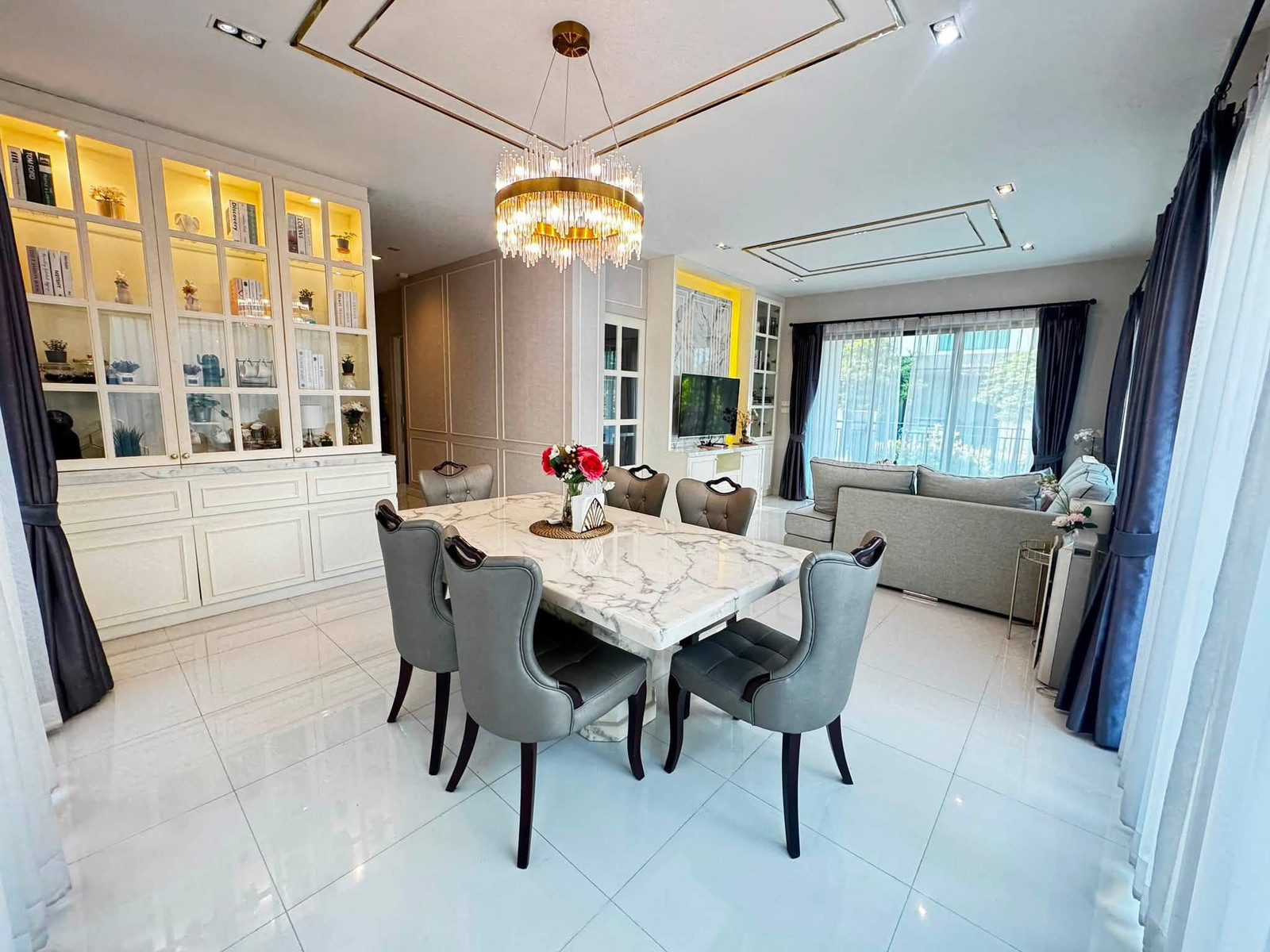 ให้เช่าบ้านหรู บางกอกบูเลอวาร์ด พระราม 9 โซนกรุงเทพกรีฑา 4 ห้องนอน Fully furnished – รูปที่ 3