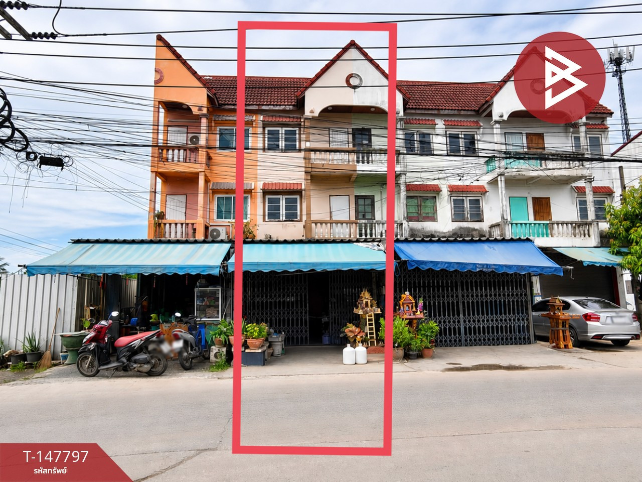 ขายอาคารพาณิชย์ 3 ชั้น เนื้อที่ 18 ตร.วา สามพราน นครปฐม