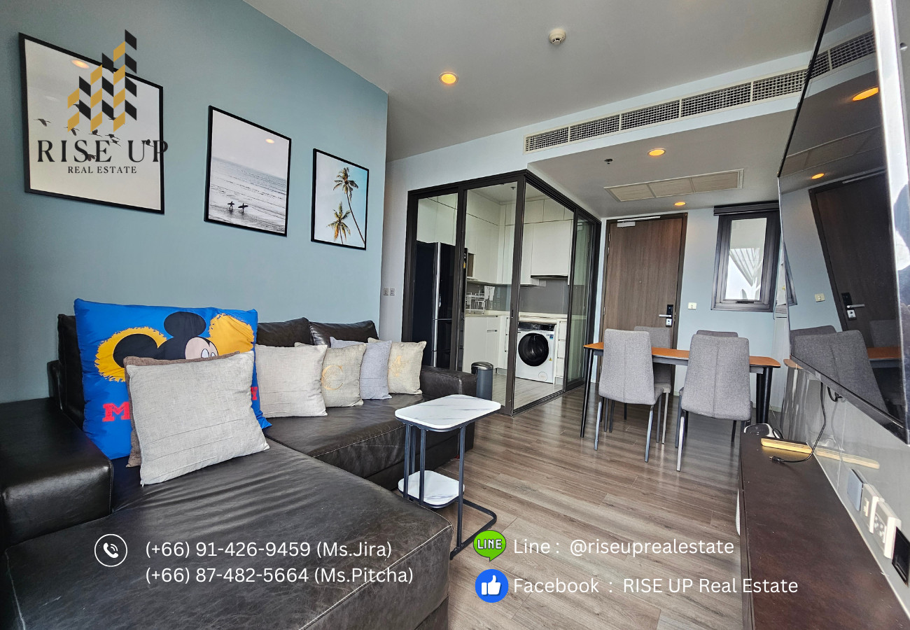 ปล่อยเช่า 📣 Whizdom Essence Condo, 2 ห้องนอน, 2 ห้องน้ำ, ขนาด 55 ตร.ม. 🔥37,000  บาท/เดือน🔥 – รูปที่ 2