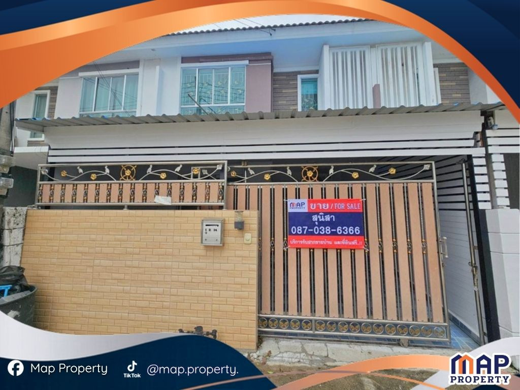 Two-story townhouse for sale, Pruksa Ville 67 Phetkasem 91. Good condition, ready to move in Two-story townhouse for sale, Pruksa Ville 67 Phetkasem 91. Good condition, ready to move in