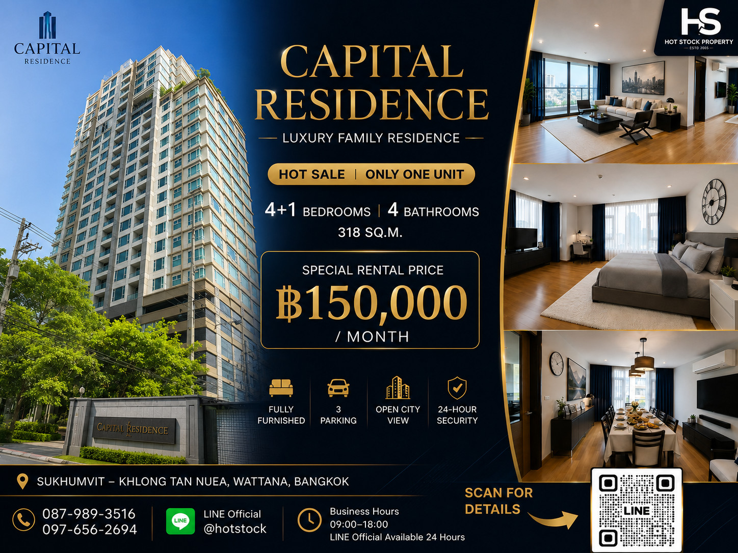 🏙️ CAPITAL RESIDENCE — LUXURY FAMILY RESIDENCE IN BANGKOK 🏙️ CAPITAL RESIDENCE — LUXURY FAMILY RESIDENCE IN BANGKOK