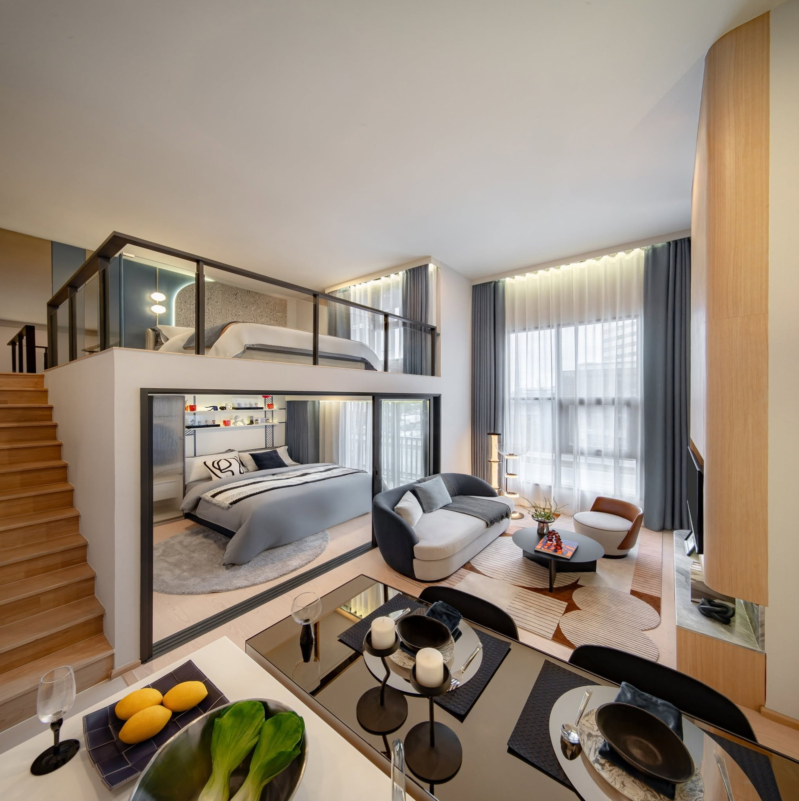 THE BASE Urban Rama 9 ห้อง Loft 2 ห้องนอนแบ่งฟังชันครบ พร้อมเข้าอยู่ THE BASE Urban Rama 9 ห้อง Loft 2 ห้องนอนแบ่งฟังชันครบ พร้อมเข้าอยู่