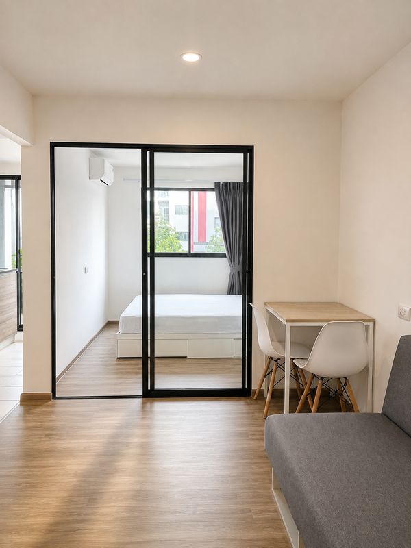 ให้เช่า คอนโดใหม่ Sena Kith Samrong Interchange  1 ห้องนอน 26 ตร.ม 9,000  RentNex By SENA
