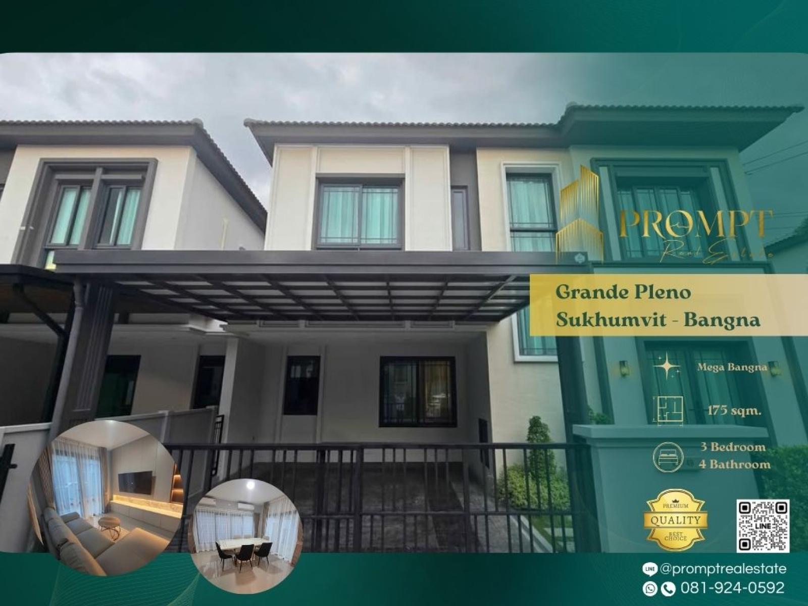 GH01304 - Grande Pleno Sukhumvit - Bangna  :  แกรนด์ พลีโน่ สุขุมวิท - บางนา : Grande Pleno Sukhumvit - Bangna  :  แกรนด์ พลีโน่ สุขุมวิท - บางนา - #MegaBangna #International School (SISB / TCIS / Concordian) #SuvarnabhumiAirport