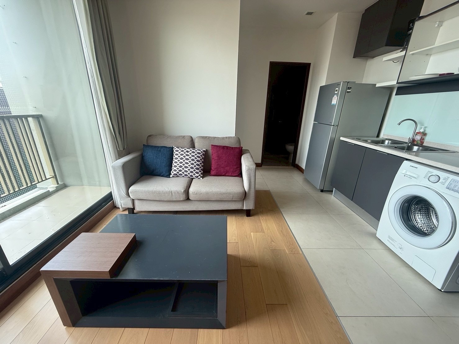 (GBL2269) 🔥🏢 For rent The Astra Condo, Chang Khlan area, 2 bedrooms 🏢🔥 🎯🎯 Room available 22 September 2026 Project name : The Astra Condo 🖥️ Fully furnished ➡️ Area 48.75 sq m ➡️ 8th floor, Building A ➡️ 2 bedrooms, 2 bathrooms