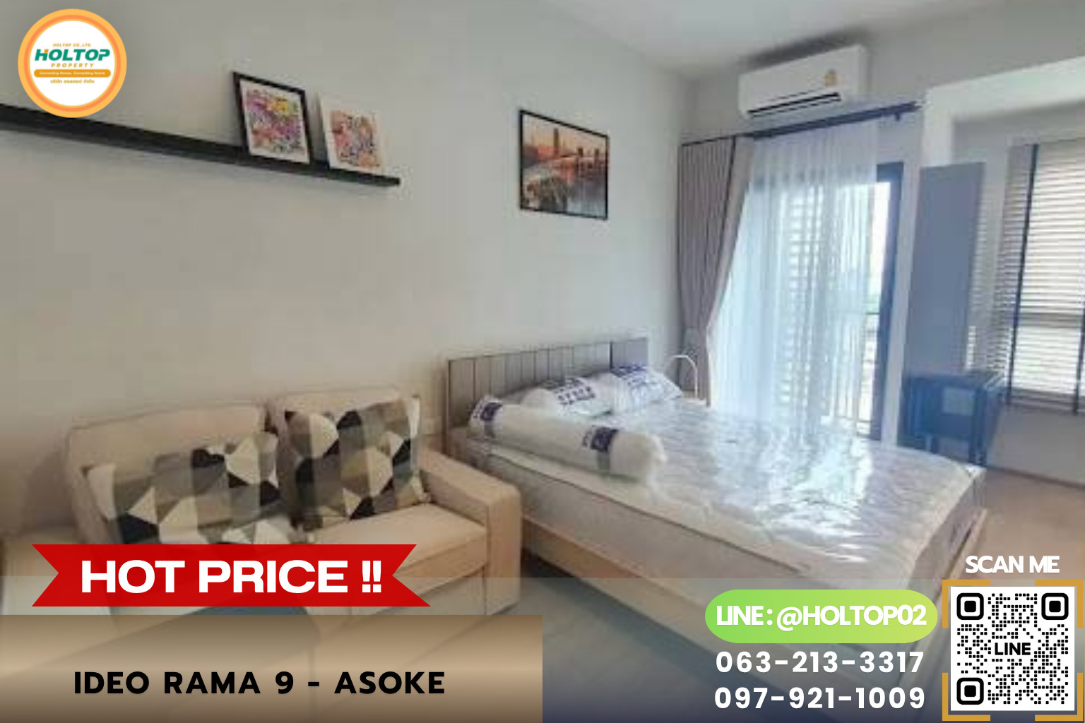 #AA235513 Condo for Rent: IDEO Rama 9 - Asoke