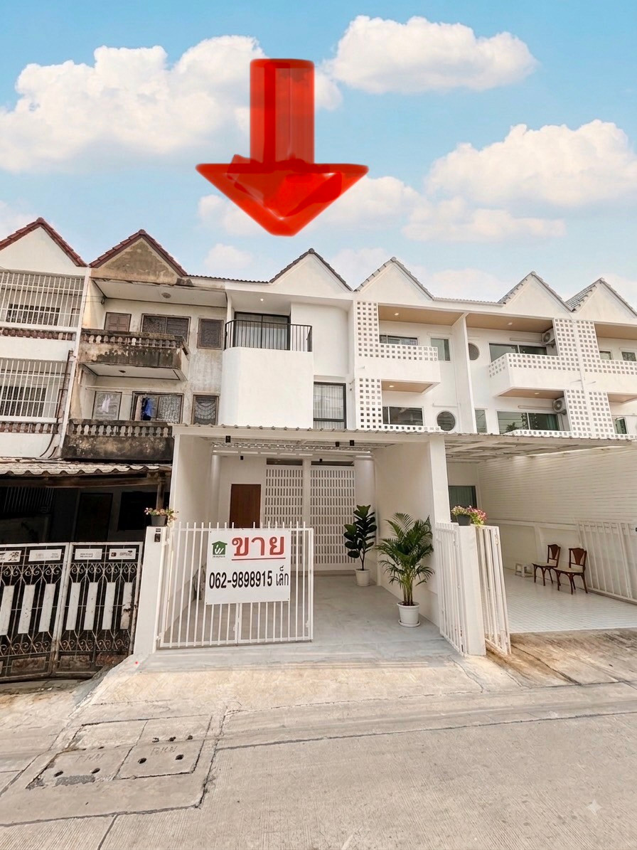 3-story townhome for sale, completely renovated, Soi Ramindra 8 🏡✨ Modern Homey | 23 sq m. | Usable area approximately 180 sq m | 3 bedrooms, 3 bathrooms 3-story townhome for sale, completely renovated, Soi Ramindra 8 🏡✨ Modern Homey | 23 sq m. | Usable area approximately 180 sq m | 3 bedrooms, 3 bathrooms