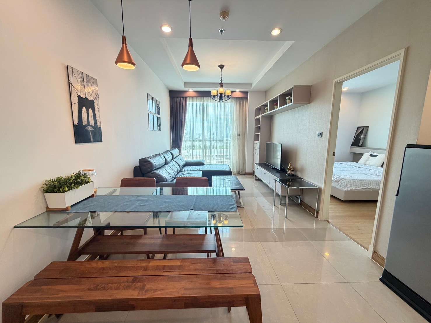 For rent✨Condo near MRT Cultural Center | Supalai Wellington | 1 bedroom, fully furnished, ready to move in, near Train Market. For rent✨Condo near MRT Cultural Center | Supalai Wellington | 1 bedroom, fully furnished, ready to move in, near Train Market.
