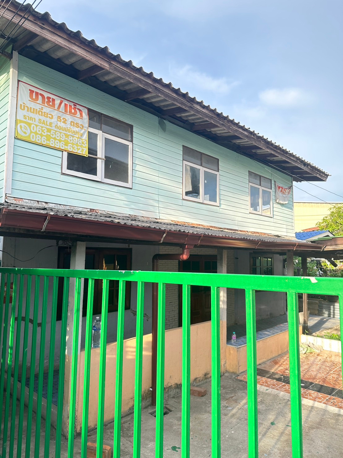 ขายถูก บ้านเดี่ยว 2 ชั้น เนื้อที่ 52 ตรว. บ้านครึ่งปูนครึ่งไม้  – รูปที่ 2