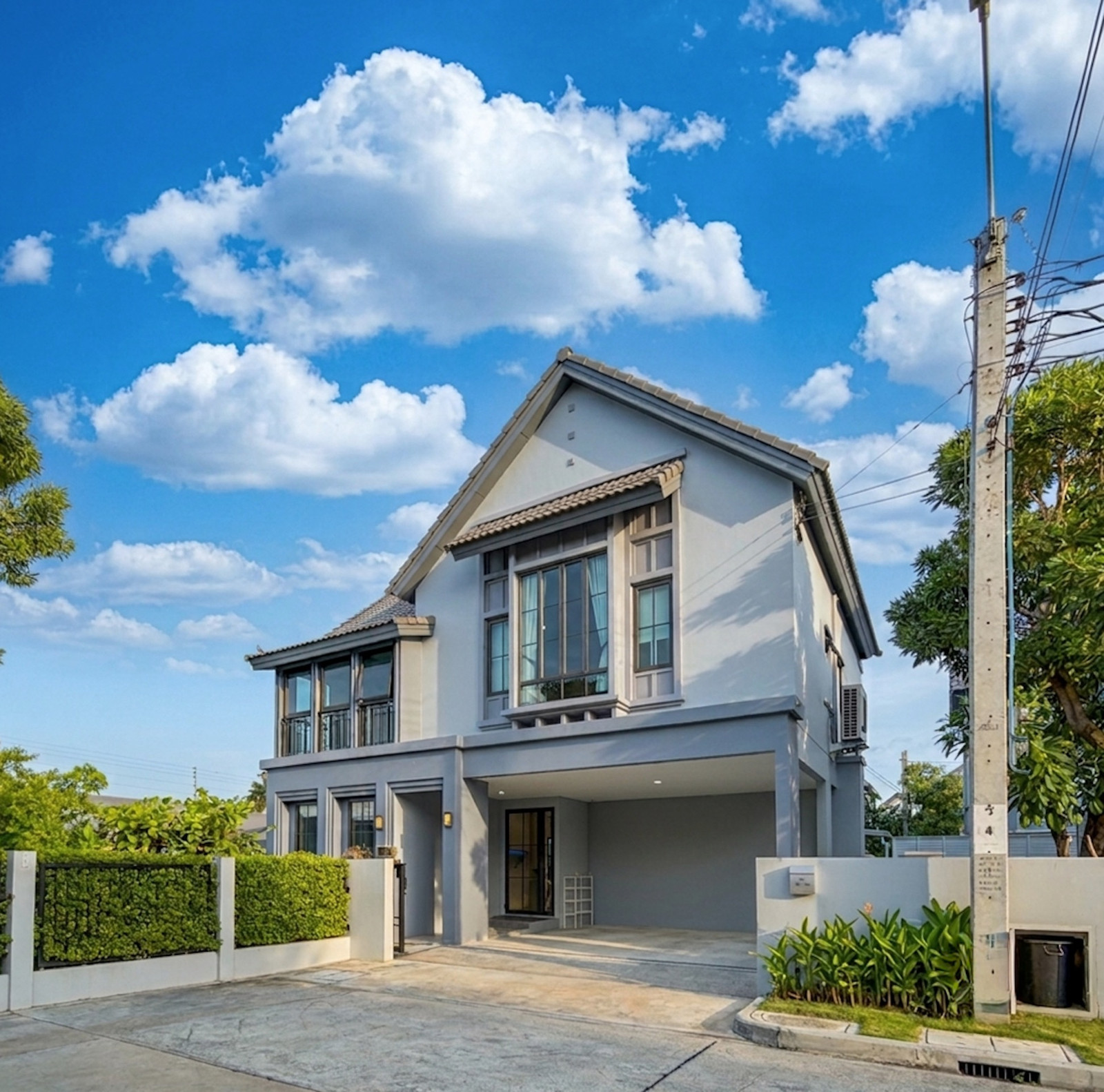 🏡🩵 For rent! Single house, corner plot, fully furnished, new condition, Saransiri Rama 2, 4 bedrooms, 3 bathrooms, 2 parking spaces.