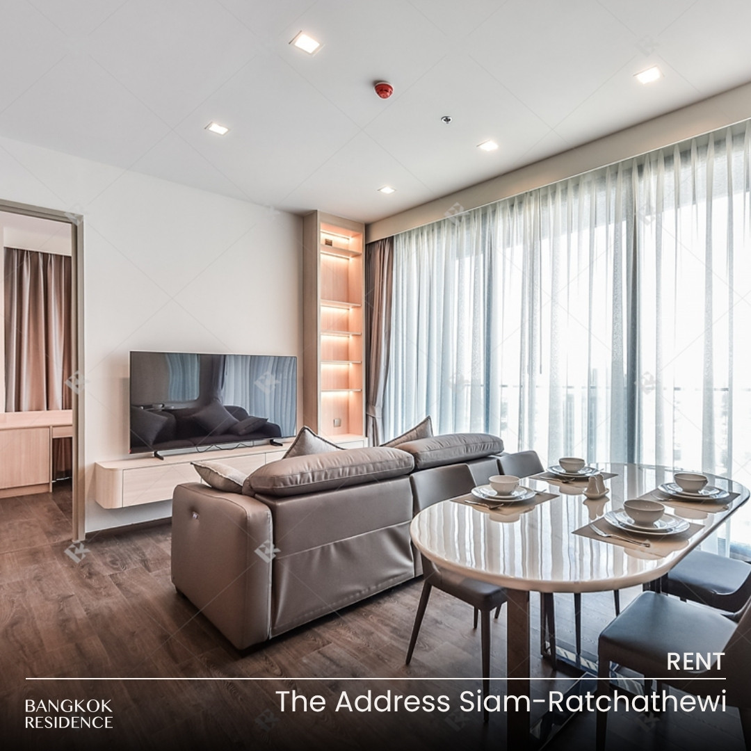 Rental Condo 🌇 The Address Siam-Ratchathewi, 3BR 86 sq.m 100K 💫 Beautiful High Floor Unit, Fully Furnished, Near BTS Ratchathewi Rental Condo 🌇 The Address Siam-Ratchathewi, 3BR 86 sq.m 100K 💫 Beautiful High Floor Unit, Fully Furnished, Near BTS Ratchathewi